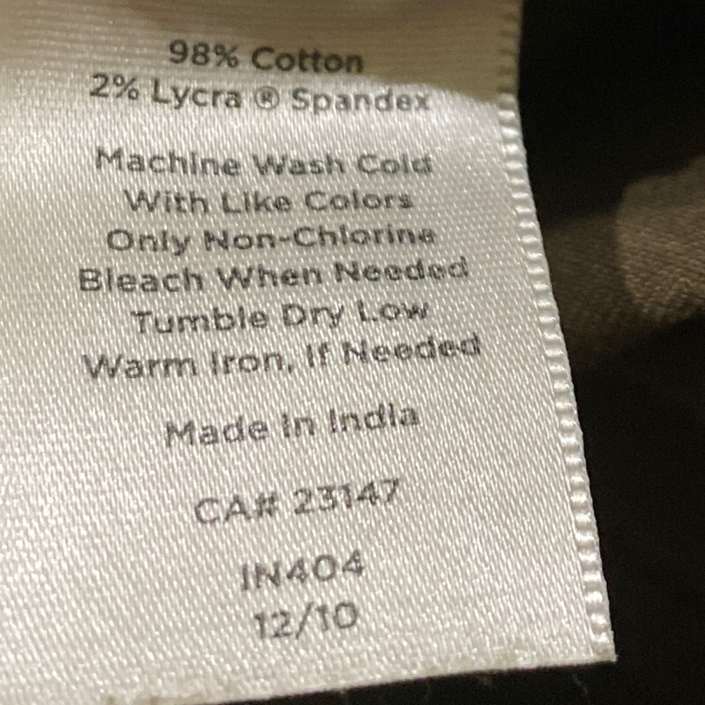 Talbots Signature Capri Cargo Pants 16w - Picture 12 of 12